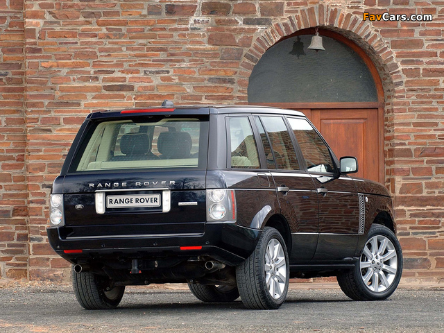 Range Rover Supercharged ZA-spec (L322) 2005–09 wallpapers (640 x 480)