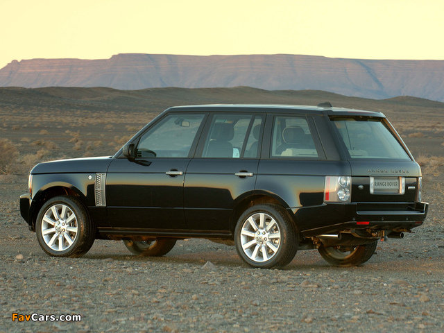 Range Rover Supercharged ZA-spec (L322) 2005–09 wallpapers (640 x 480)