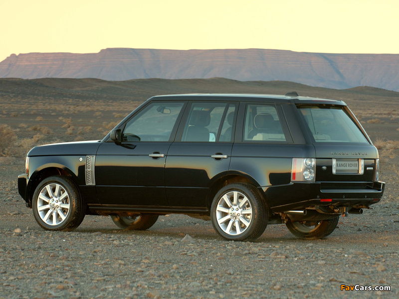 Range Rover Supercharged ZA-spec (L322) 2005–09 wallpapers (800 x 600)