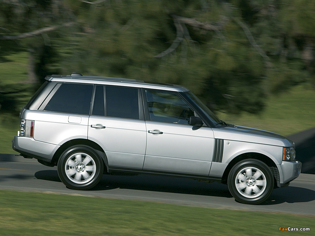 Range Rover HSE US-spec (L322) 2005–09 wallpapers (1024 x 768)