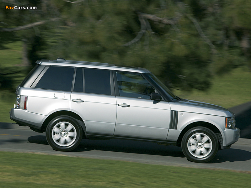 Range Rover HSE US-spec (L322) 2005–09 wallpapers (800 x 600)