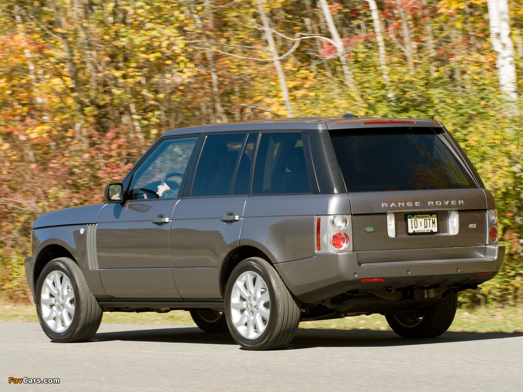 Range Rover HSE US-spec (L322) 2005–09 wallpapers (1024 x 768)