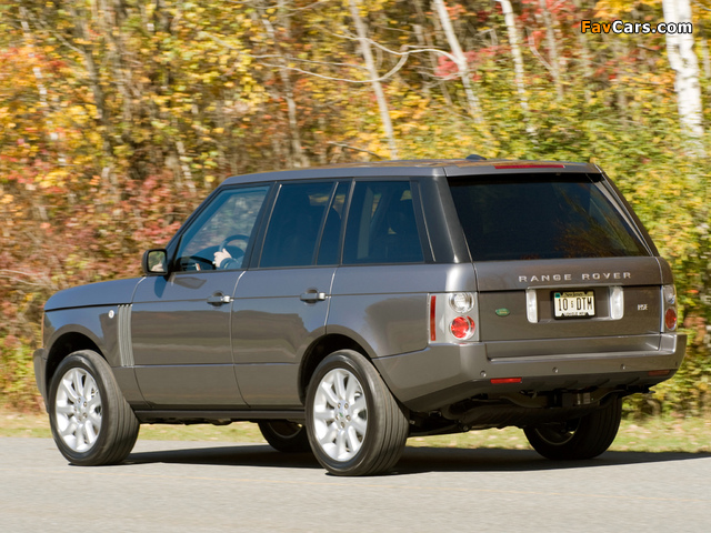 Range Rover HSE US-spec (L322) 2005–09 wallpapers (640 x 480)