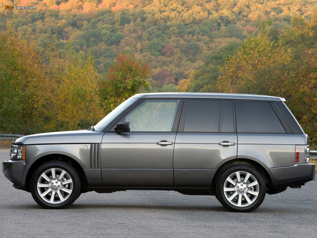 Range Rover HSE US-spec (L322) 2005–09 wallpapers (1024 x 768)