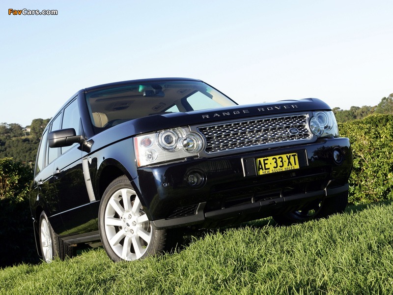 Range Rover Supercharged AU-spec (L322) 2005–09 wallpapers (800 x 600)