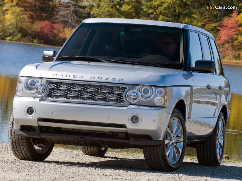 Range Rover Supercharged US-spec (L322) 2005–09 wallpapers (800 x 600)