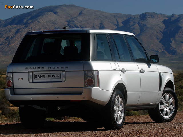 Range Rover ZA-spec (L322) 2005–09 wallpapers (640 x 480)