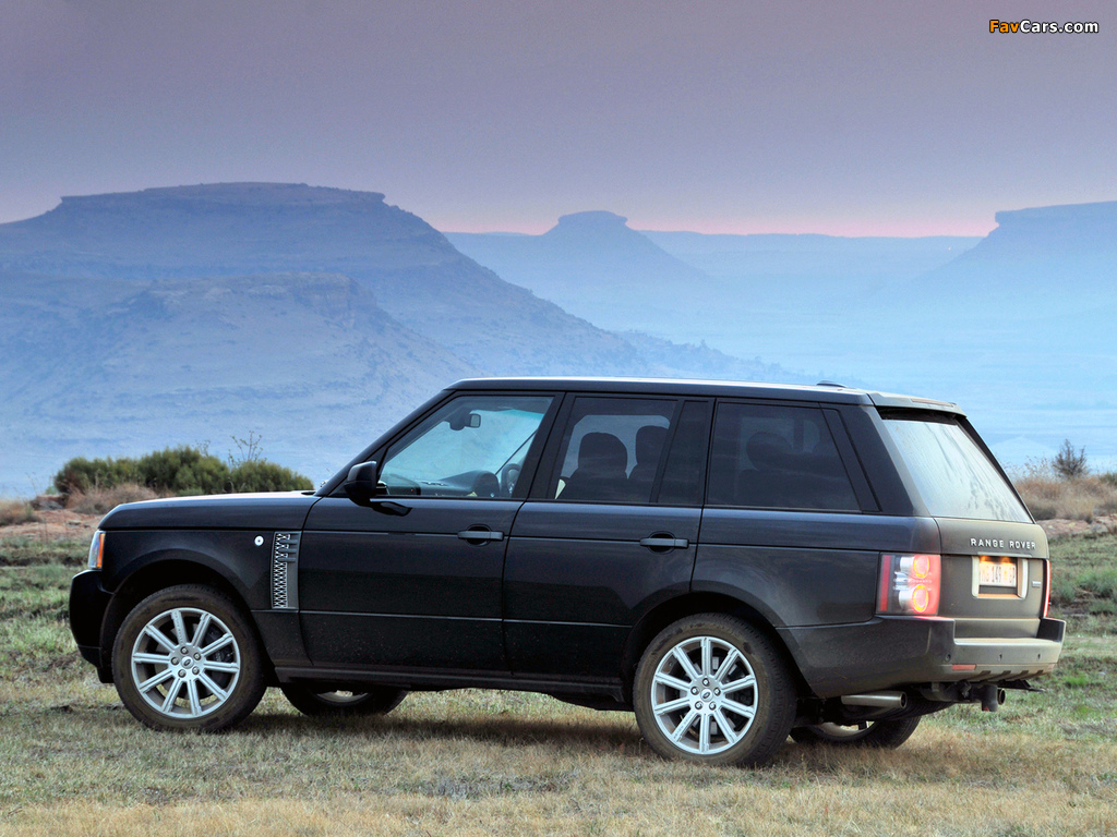 Range Rover Supercharged ZA-spec (L322) 2009–12 wallpapers (1024 x 768)
