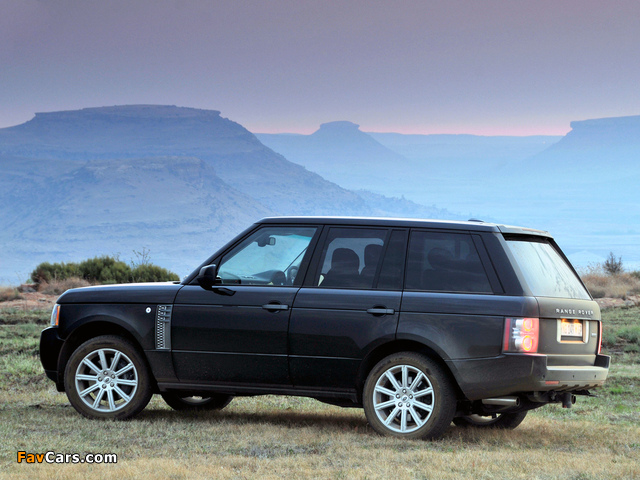 Range Rover Supercharged ZA-spec (L322) 2009–12 wallpapers (640 x 480)