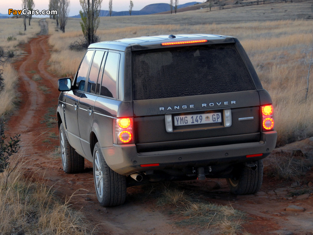 Range Rover Supercharged ZA-spec (L322) 2009–12 wallpapers (640 x 480)