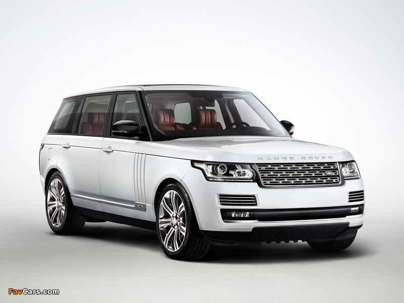 Range Rover Autobiography Black LWB (L405) 2014 wallpapers (800 x 600)