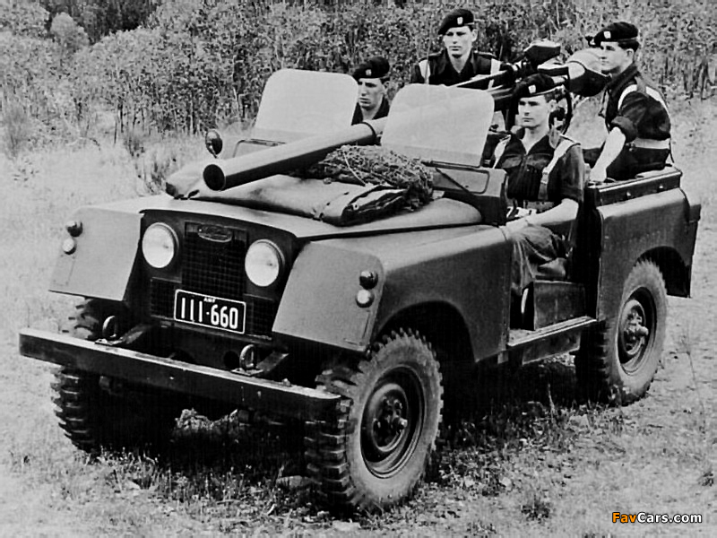 Land Rover Series II 88 Gunbuggy with 106 mm RCL 1959 images (800 x 600)