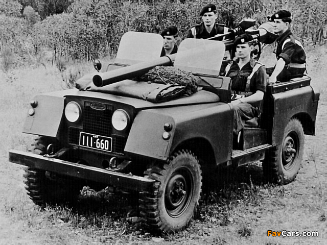 Land Rover Series II 88 Gunbuggy with 106 mm RCL 1959 images (640 x 480)