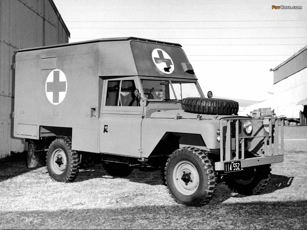 Land Rover Series IIA 109 GS Ambulance 1963–67 images (1024 x 768)
