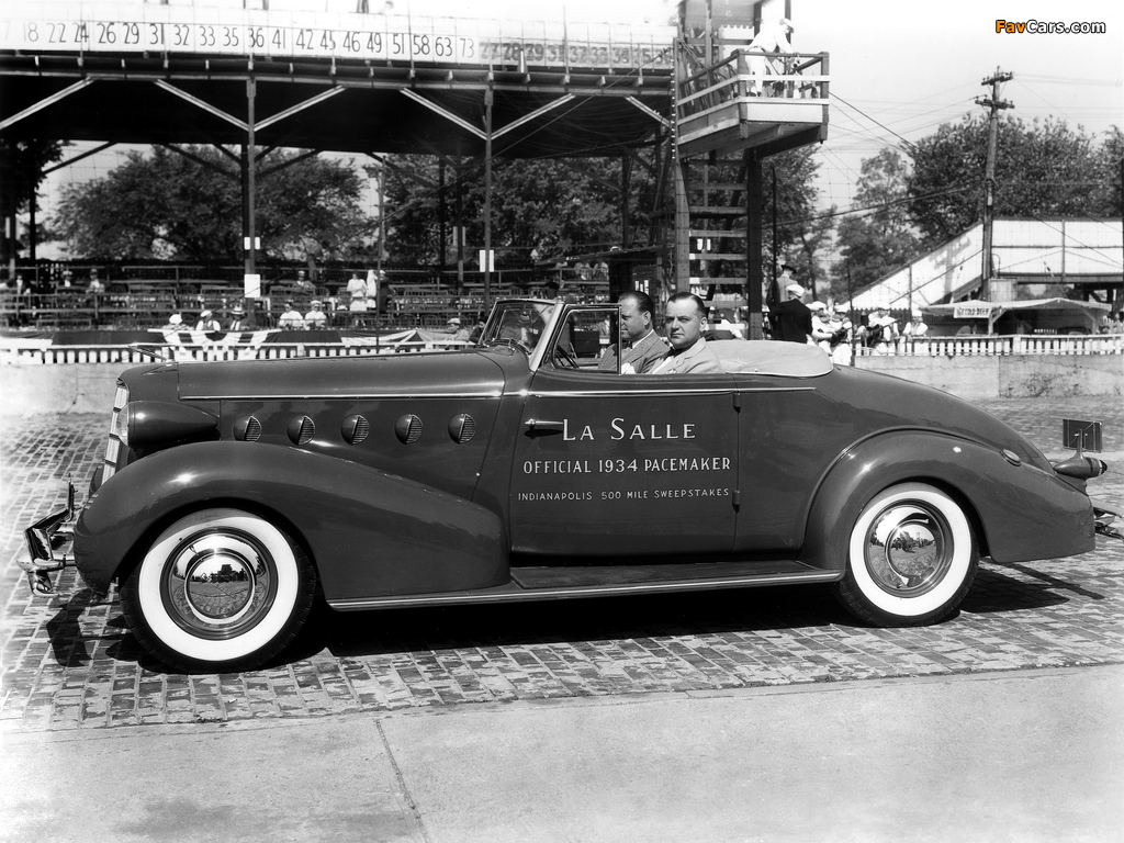LaSalle Convertible Coupe Indy 500 Pace Car 1934 images (1024 x 768)