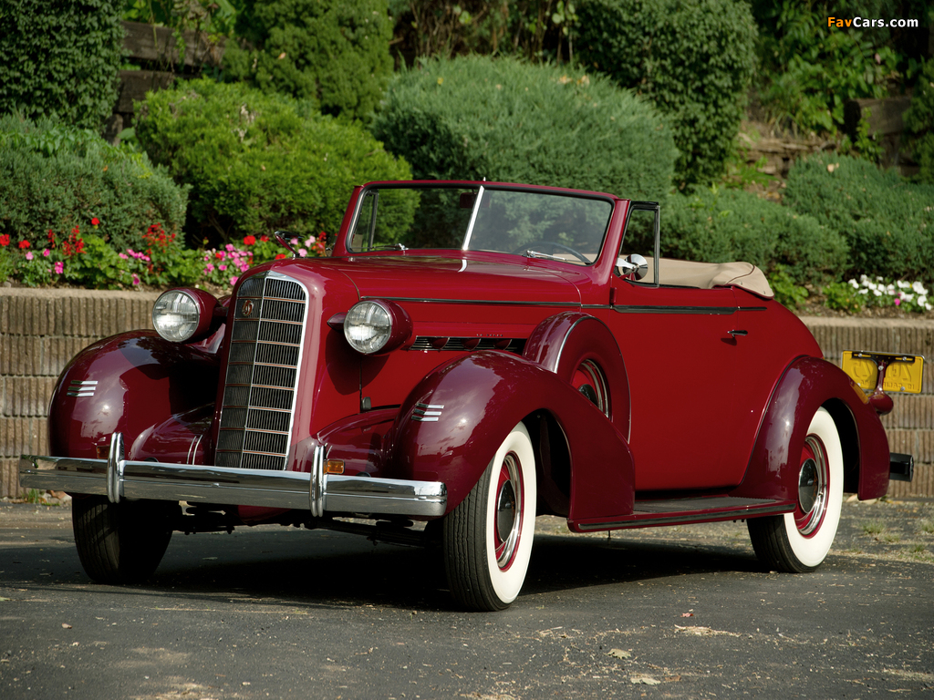Photos of LaSalle Convertible Coupe (36-5067) 1936 (1024 x 768)
