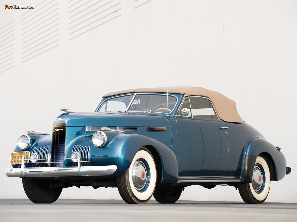 Photos of LaSalle Convertible Coupe (52) 1940 (1024 x 768)