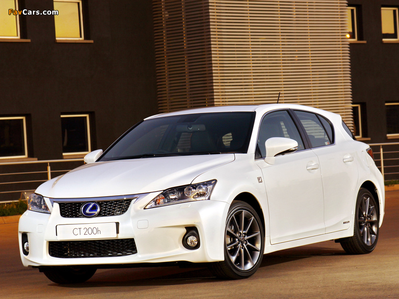 Images of Lexus CT 200h F-Sport ZA-spec 2011–14 (800 x 600)