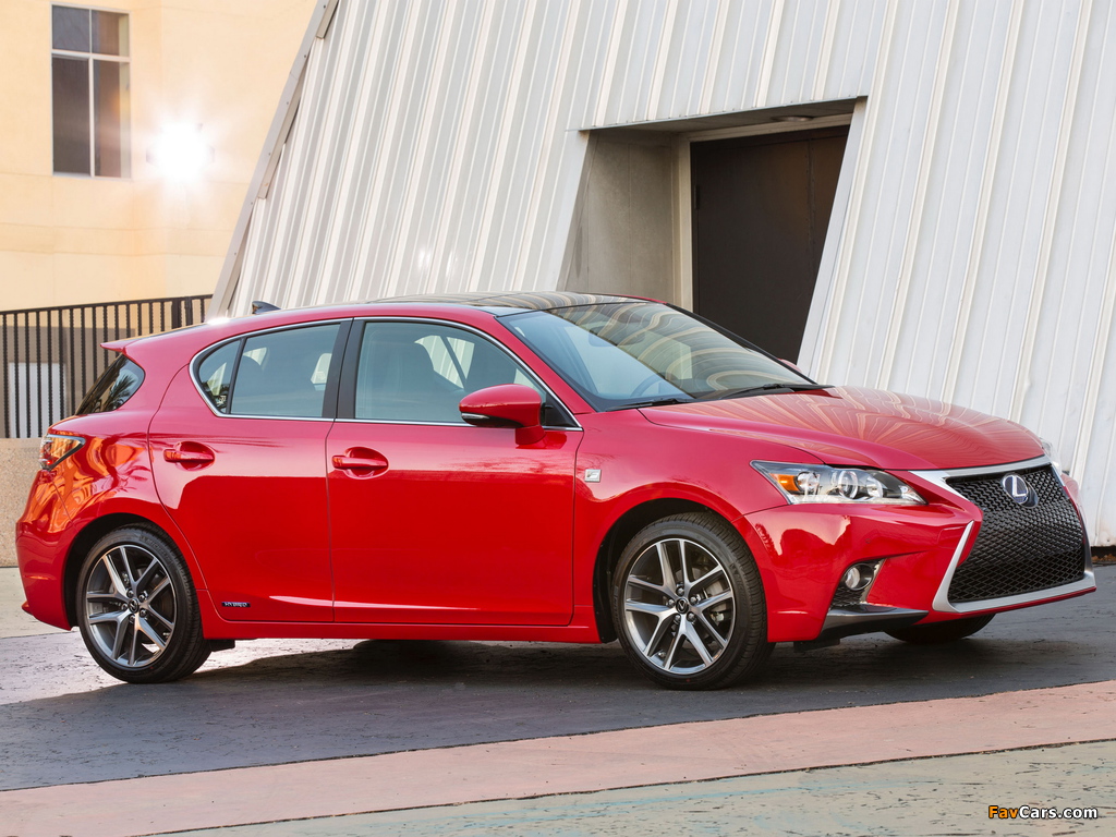 Images of Lexus CT 200h F-Sport 2014 (1024 x 768)