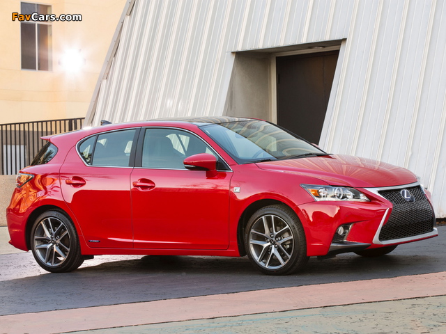 Images of Lexus CT 200h F-Sport 2014 (640 x 480)