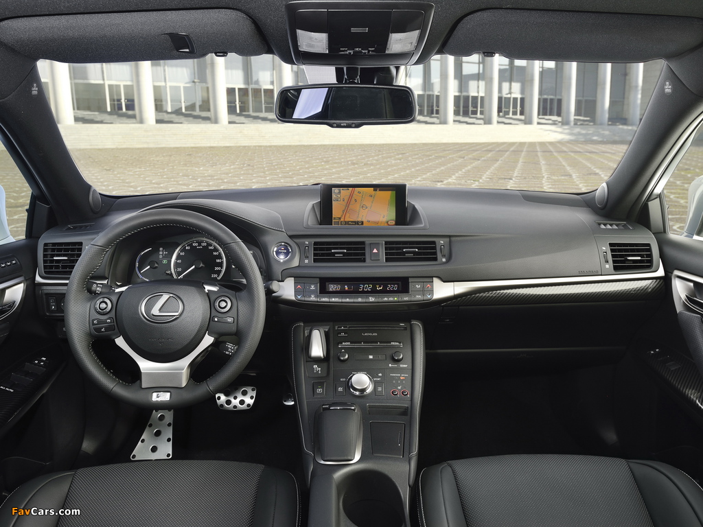 Images of Lexus CT 200h F-Sport EU-spec 2014 (1024 x 768)