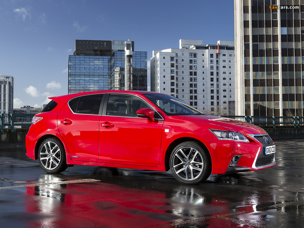 Images of Lexus CT 200h F-Sport UK-spec 2014 (1024 x 768)