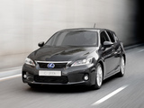 Lexus CT 200h EU-spec 2010–14 images