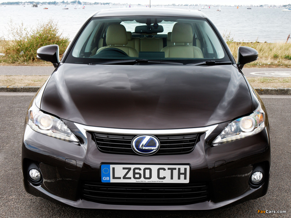 Lexus CT 200h UK-spec 2010–14 images (1024 x 768)