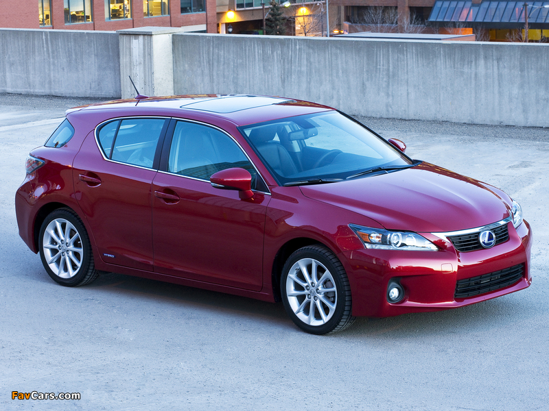 Lexus CT 200h 2010–14 images (800 x 600)