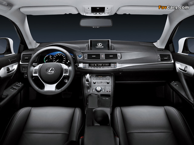 Lexus CT 200h EU-spec 2010–14 images (640 x 480)