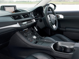 Lexus CT 200h UK-spec 2010–14 images