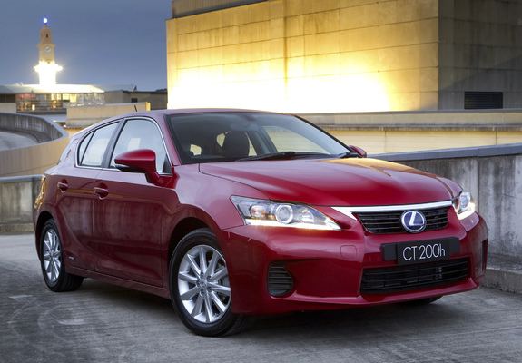 Lexus CT 200h AU-spec 2010–14 photos