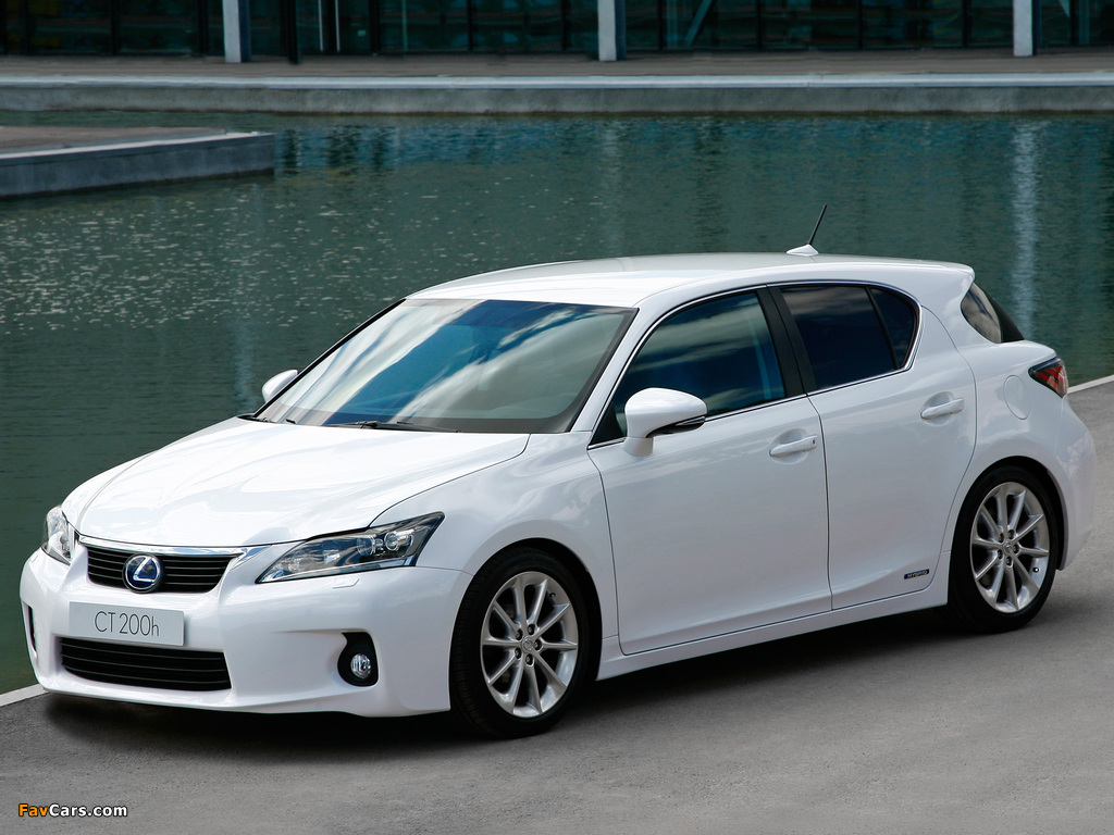 Lexus CT 200h EU-spec 2010–14 photos (1024 x 768)