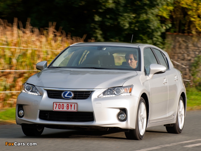 Lexus CT 200h 2010–14 pictures (640 x 480)