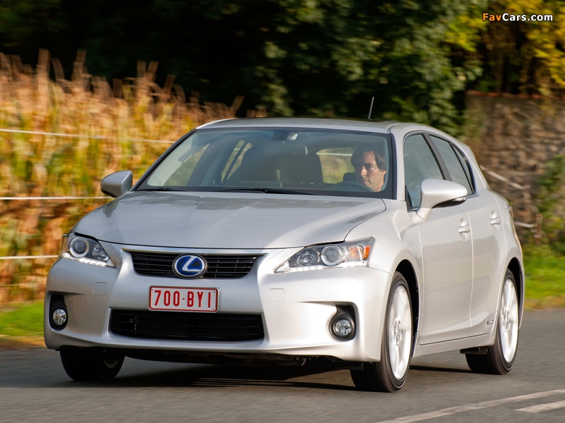 Lexus CT 200h 2010–14 pictures (800 x 600)