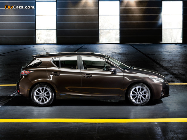 Lexus CT 200h EU-spec 2010–14 wallpapers (640 x 480)