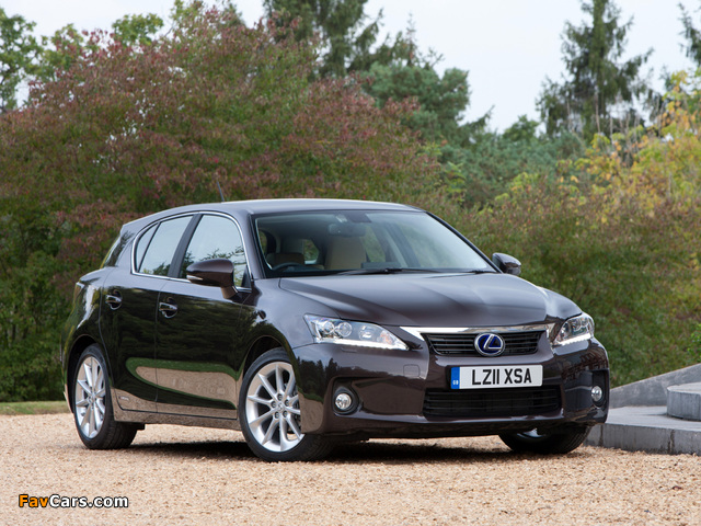 Lexus CT 200h UK-spec 2010–14 wallpapers (640 x 480)