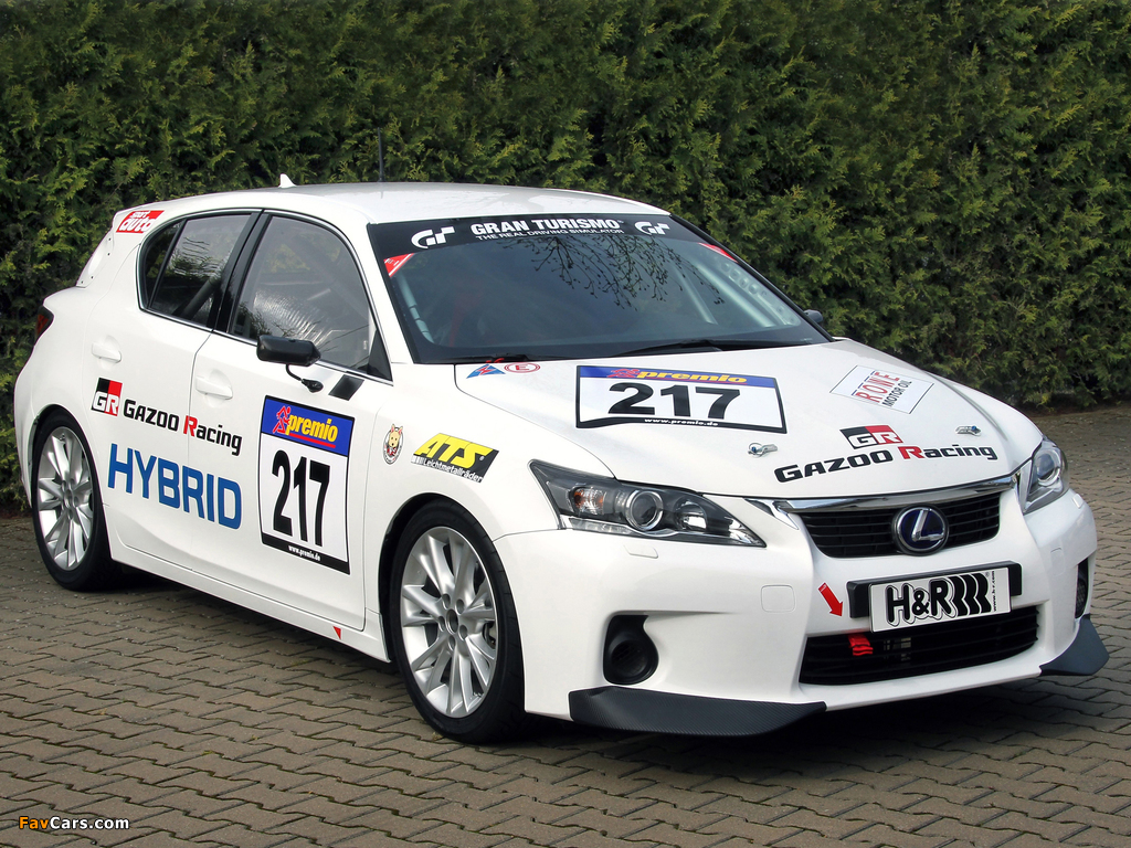 Lexus CT 200h Race Car 2011 images (1024 x 768)