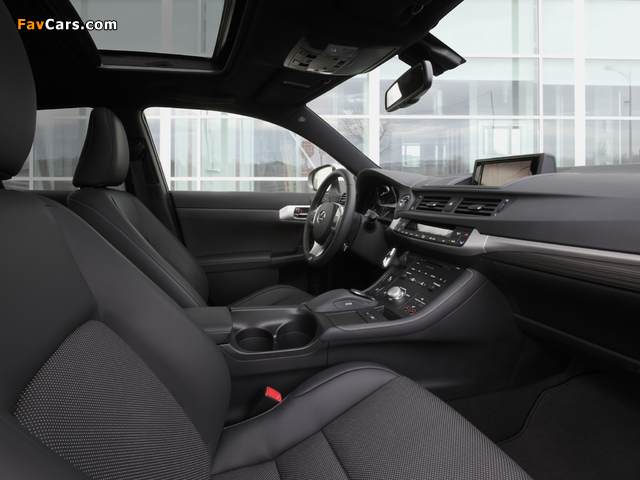 Lexus CT 200h F-Sport EU-spec 2011–14 images (640 x 480)