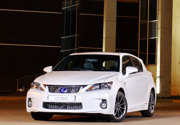 Lexus CT 200h F-Sport ZA-spec 2011–14 photos