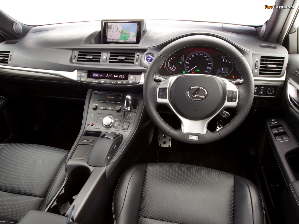 Lexus CT 200h F-Sport AU-spec 2011–14 photos (1024 x 768)