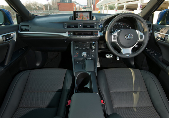 Lexus CT 200h F-Sport UK-spec 2011–14 photos