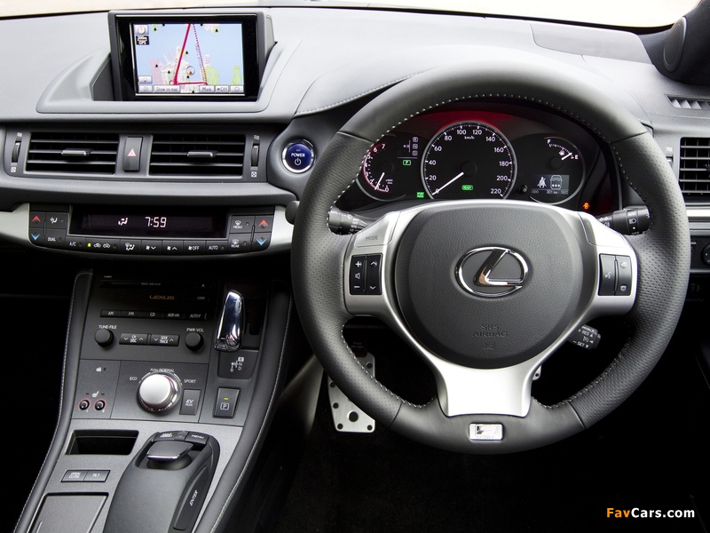 Lexus CT 200h F-Sport AU-spec 2011 pictures (800 x 600)