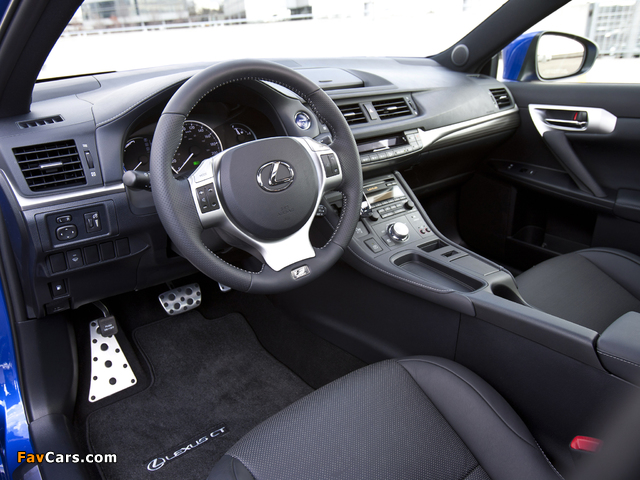 Lexus CT 200h F-Sport 2011–14 pictures (640 x 480)