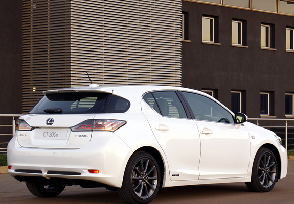 Lexus CT 200h F-Sport ZA-spec 2011–14 wallpapers