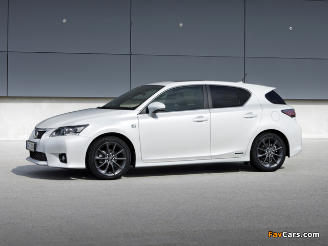 Lexus CT 200h F-Sport EU-spec 2011–14 wallpapers (640 x 480)