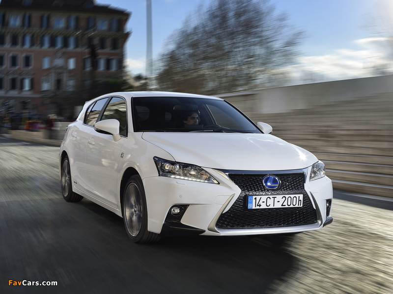 Lexus CT 200h F-Sport EU-spec 2014 images (800 x 600)