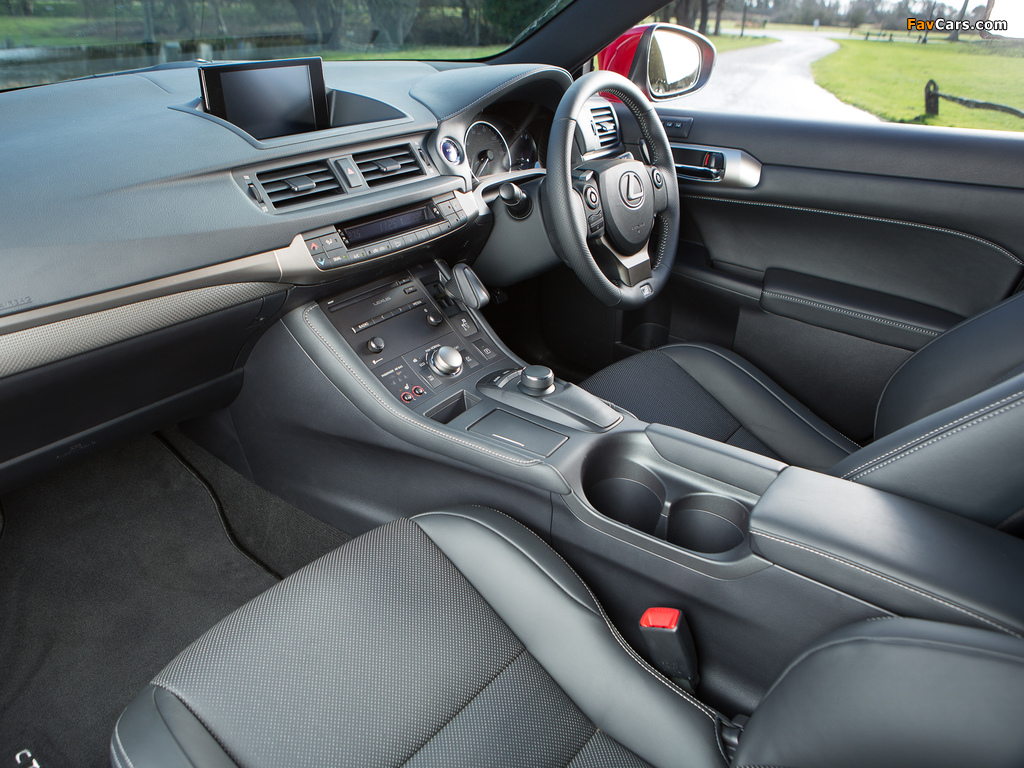 Lexus CT 200h F-Sport UK-spec 2014 images (1024 x 768)