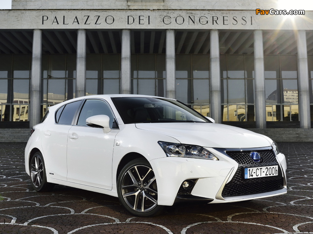 Lexus CT 200h F-Sport EU-spec 2014 images (640 x 480)