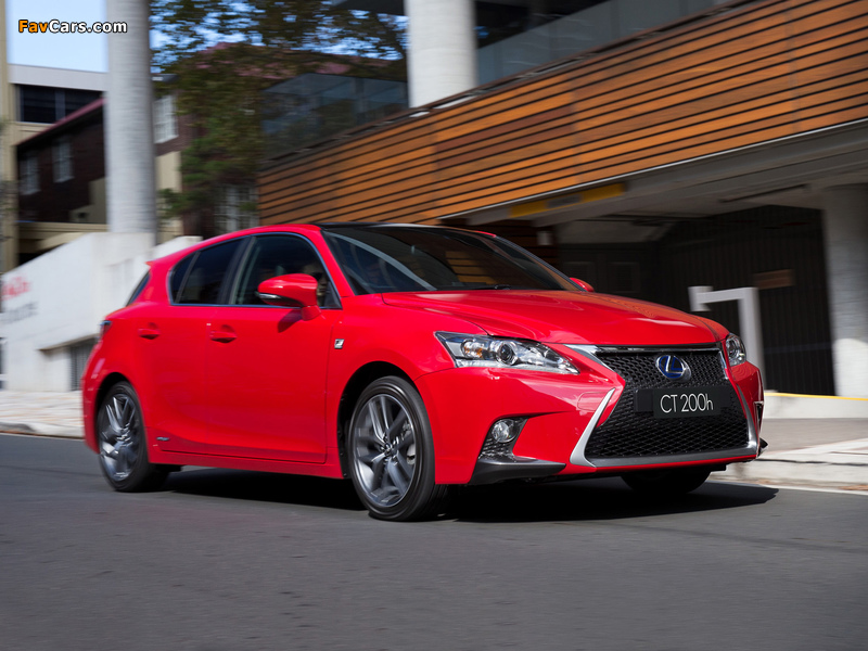 Lexus CT 200h F-Sport AU-spec 2014 images (800 x 600)